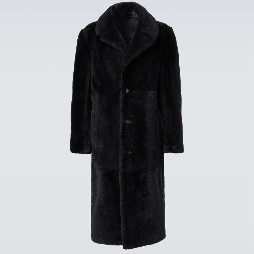 Women’s Black real shearling Coat